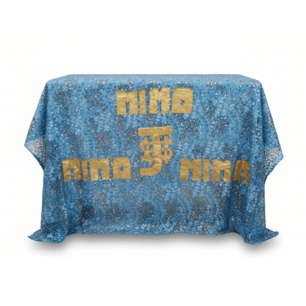 Sky blue lace  Altar Cloth