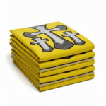 Embroidered yellow 3 Crosses - Image 2