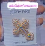 BRONCH STONED CROSS GOLD - Image 7