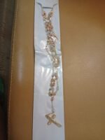 Steel Gold Necklace Rosery - Image 3