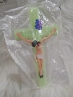 LEMON GREEN PLASTIC CROSS